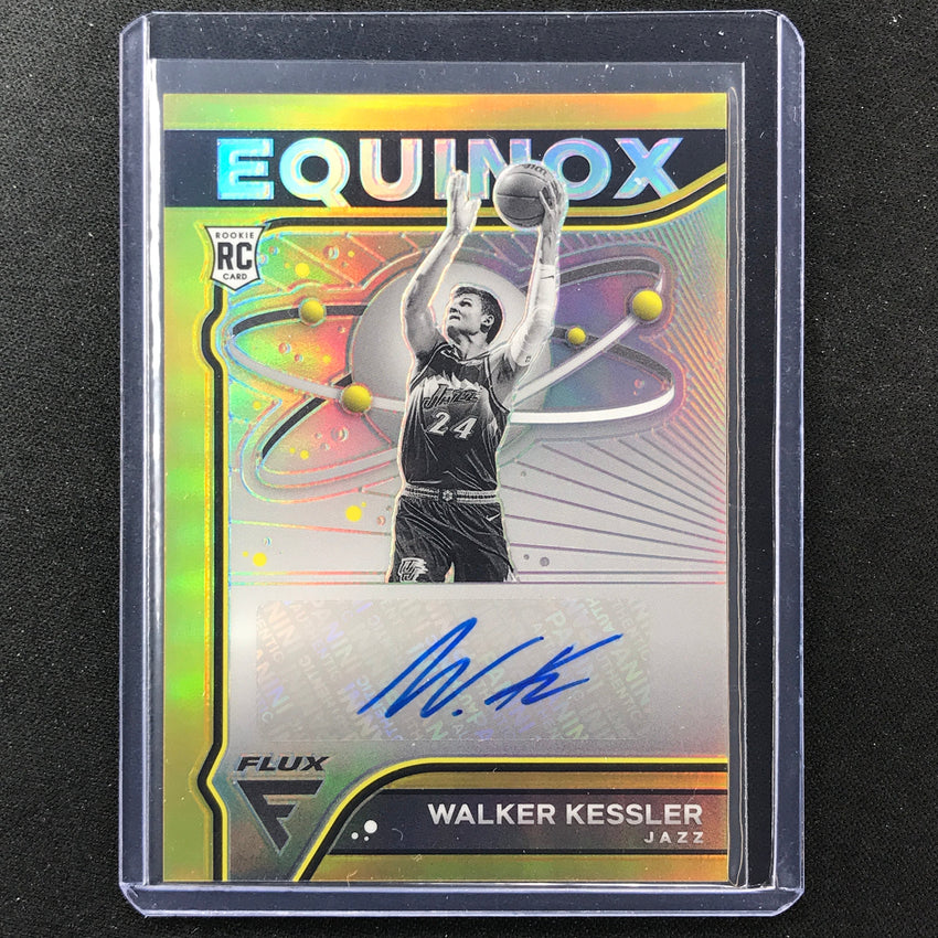2022-23 Flux Walker Kessler Equinox Rookie Auto Gold Prizm 6/10