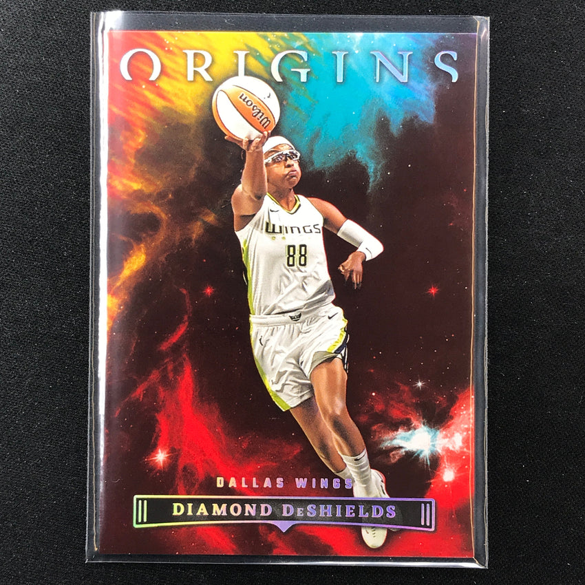 2023 Origins WNBA DIAMOND DESHIELDS Red #38