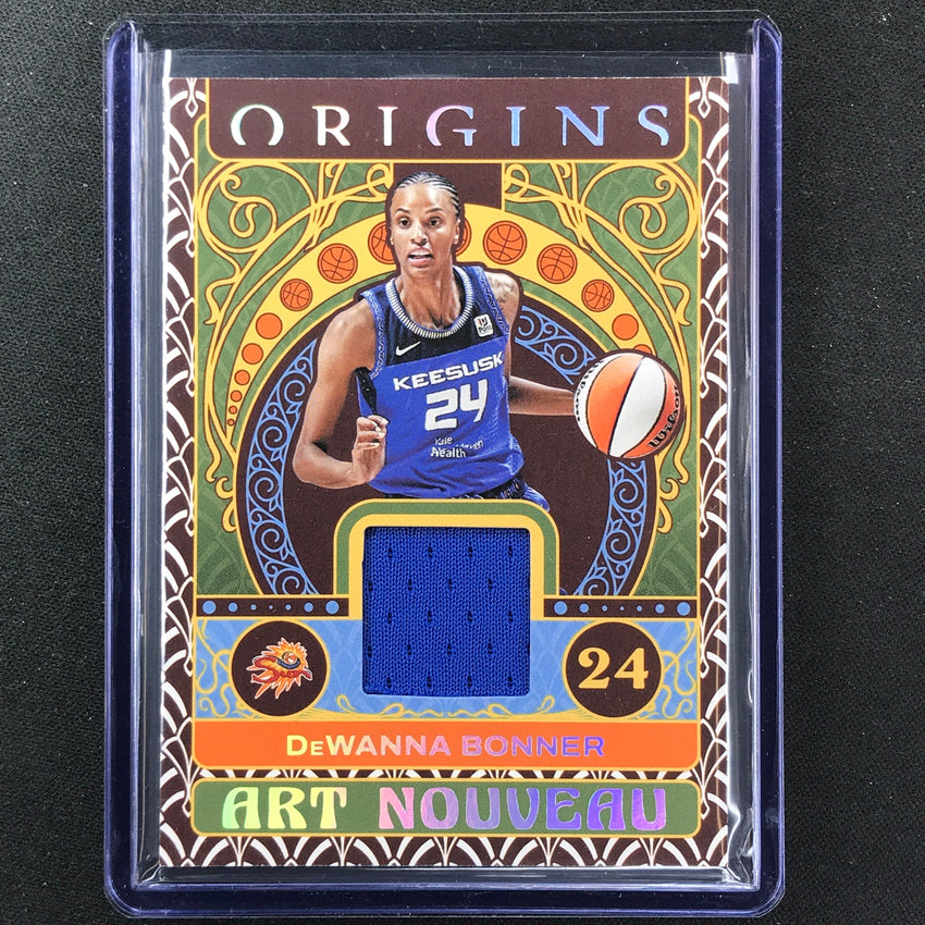 2023 Origins Wnba Dewanna Bonner Art Nouveau Memorabilia Patch Base No Dwb
