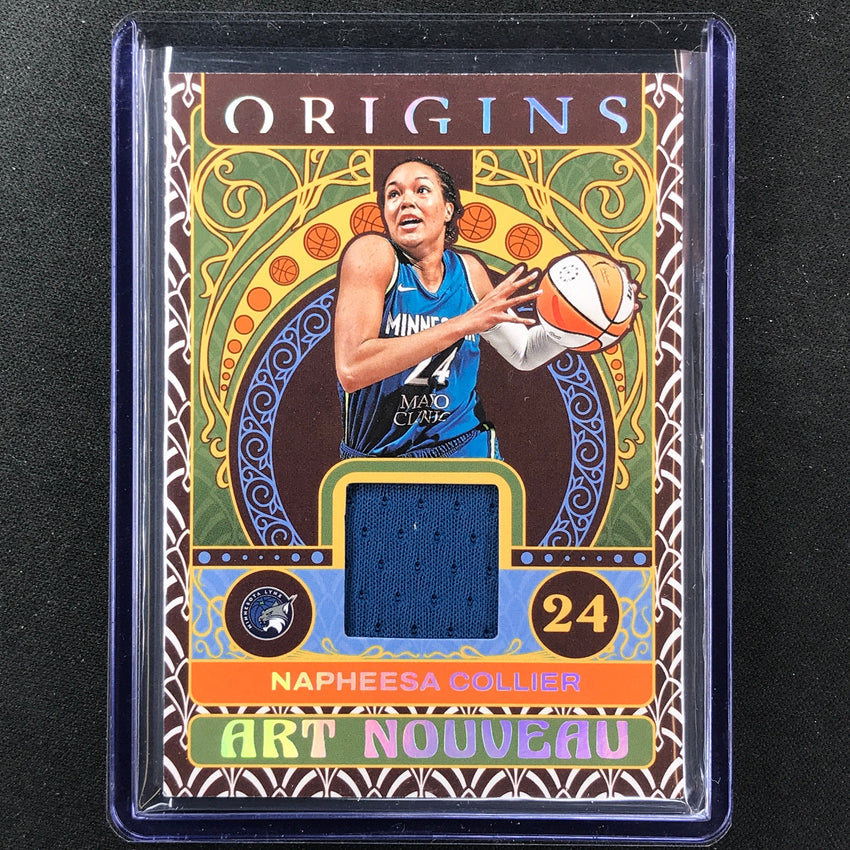 2023 Origins Wnba Napheesa Collier Art Nouveau Memorabilia Patch Base No Nph