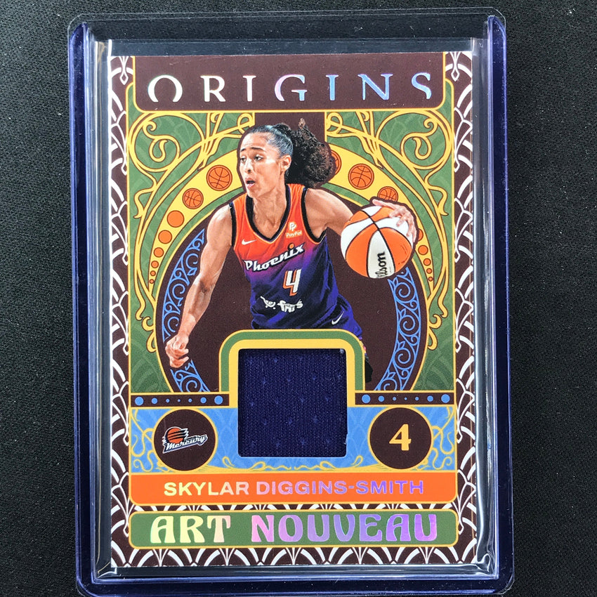 2023 Origins Wnba Skylar Diggins-smith Art Nouveau Memorabilia Patch Base No Sds
