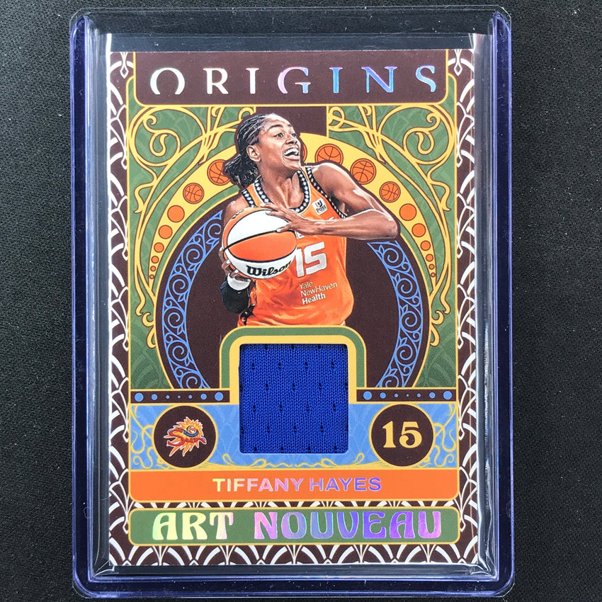 2023 Origins Wnba Tiffany Hayes Art Nouveau Memorabilia Patch Base No Ths
