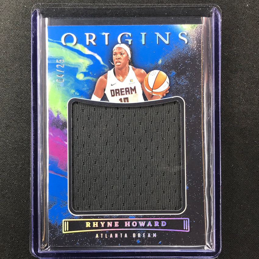 2023 Origins Wnba Rhyne Howard Jumbo Jersey Patch Blue 4/25