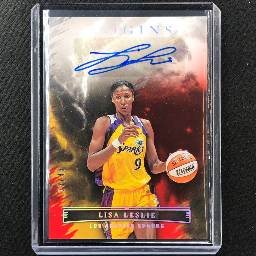 2023 Origins Wnba Lisa Leslie Origins Auto Red 13/49