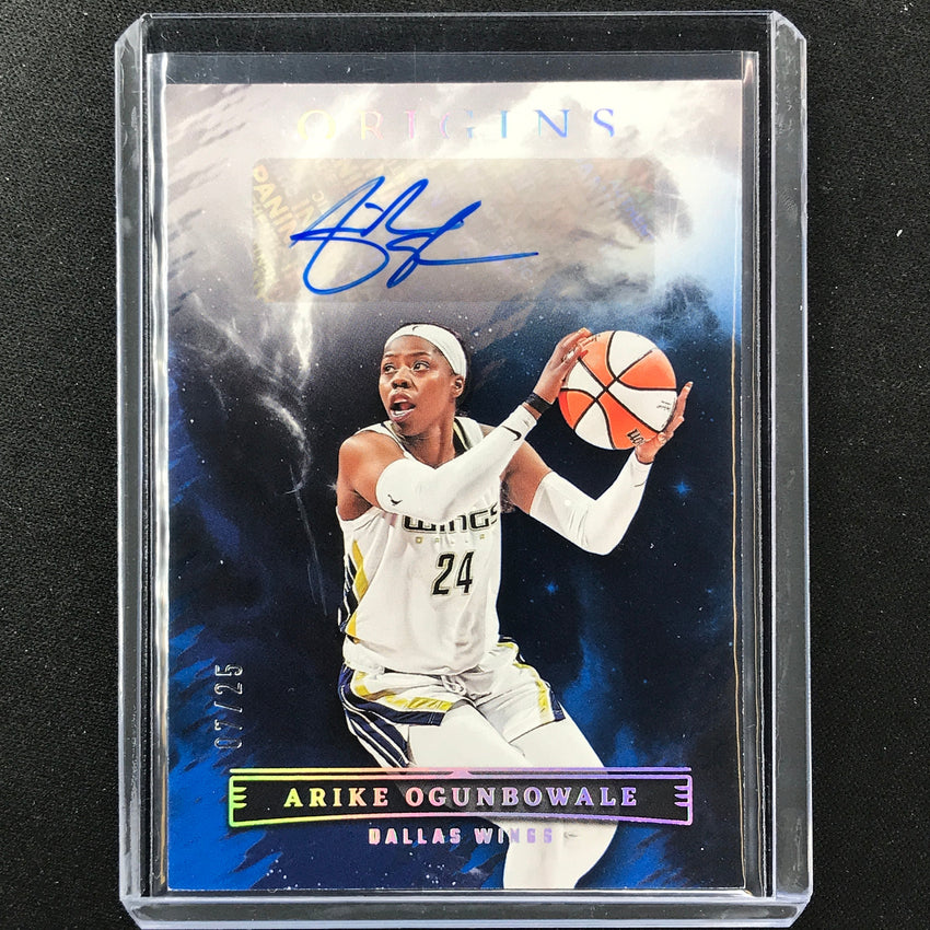 2023 Origins Wnba Arike Ogunbowale Origins Auto Blue 7/25