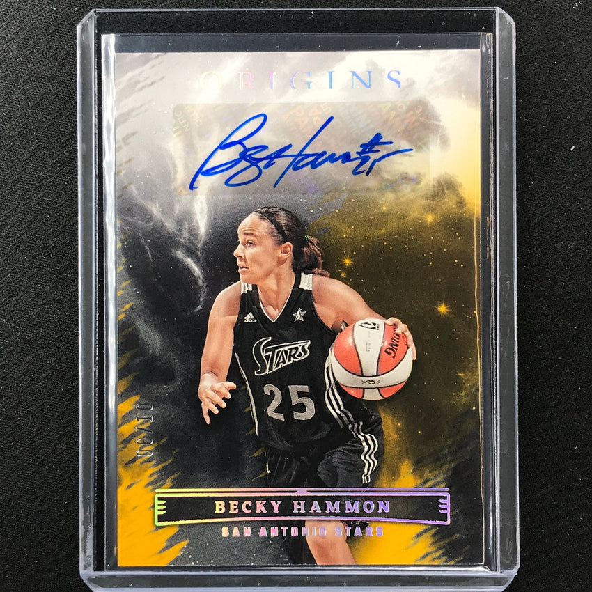 2023 Origins Wnba Becky Hammon Origins Auto Gold 6/10