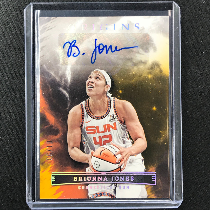 2023 Origins Wnba Brionna Jones Origins Auto Gold 6/10