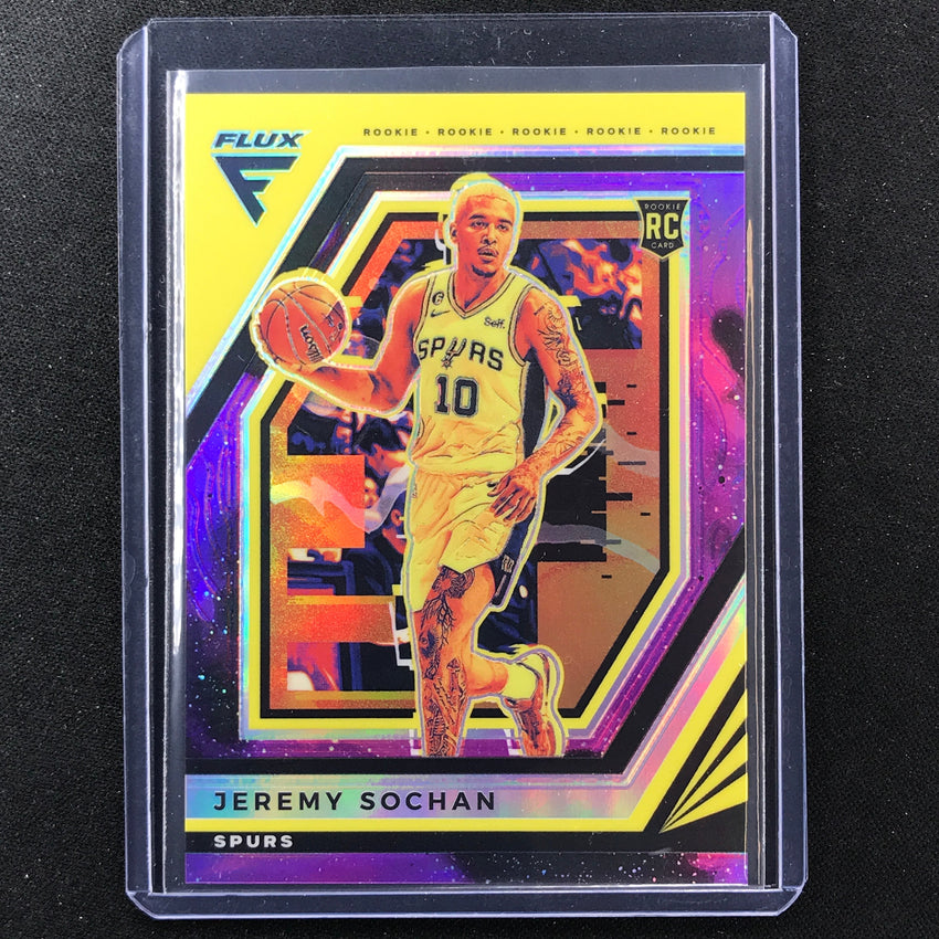 2022-23 Flux Jeremy Sochan Rookie Supernova 29/75 No 205