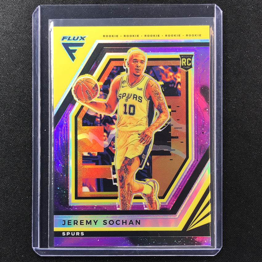 2022-23 Flux Jeremy Sochan Rookie Supernova 64/75 No 205