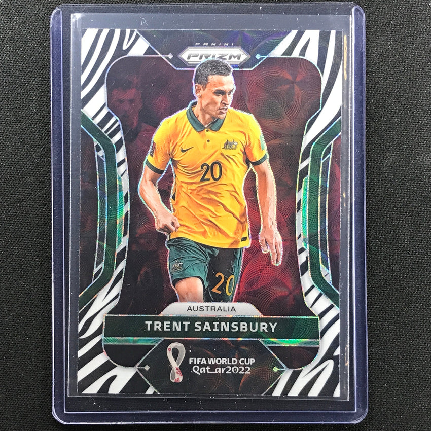 2022 Prizm Fifa World Cup Qatar Trent Sainsbury Choice Zebra Ssp No 288 B