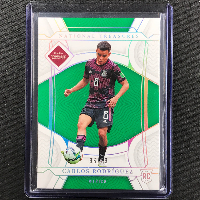 2022 National Treasures World Cup Qatar Carlos Rodriguez Rookie Base 96/99