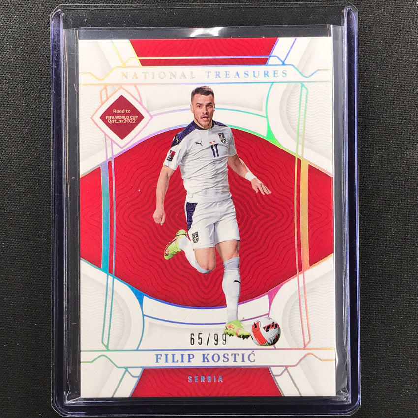 2022 National Treasures World Cup Qatar Filip Kostic Base 65/99