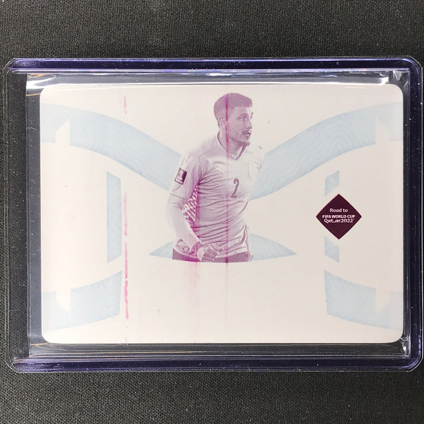2022 National Treasures World Cup Qatar Jose Gimenez Printing Plate 1/1 Magenta