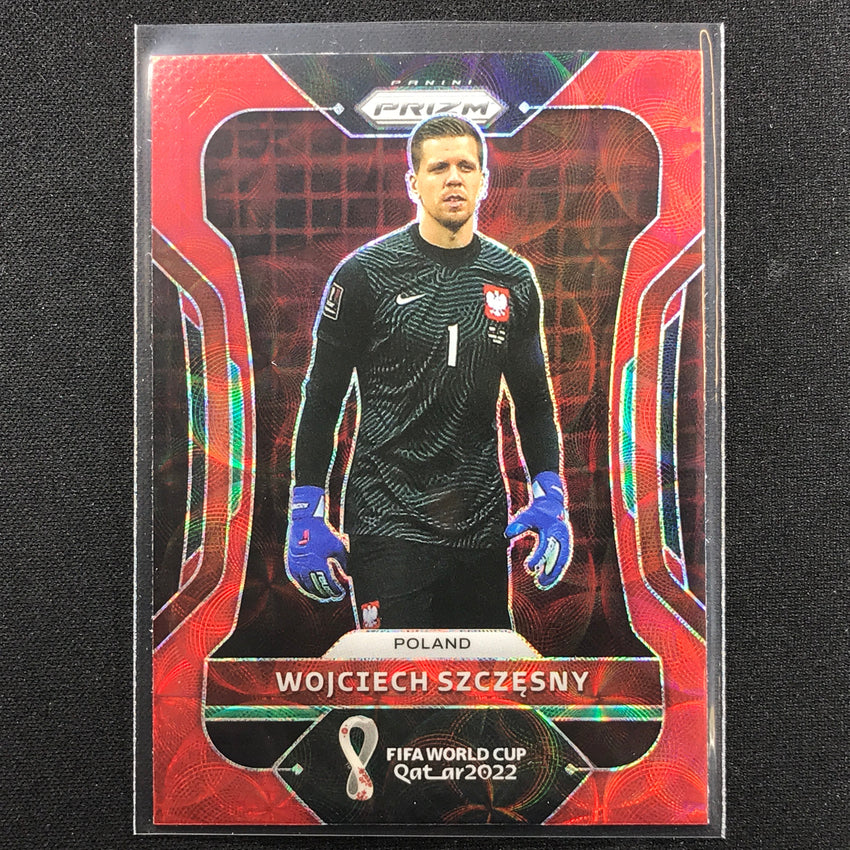 2022 Prizm FIFA World Cup Qatar WOJCIECH SZCZESNY Choice Red Scope #172
