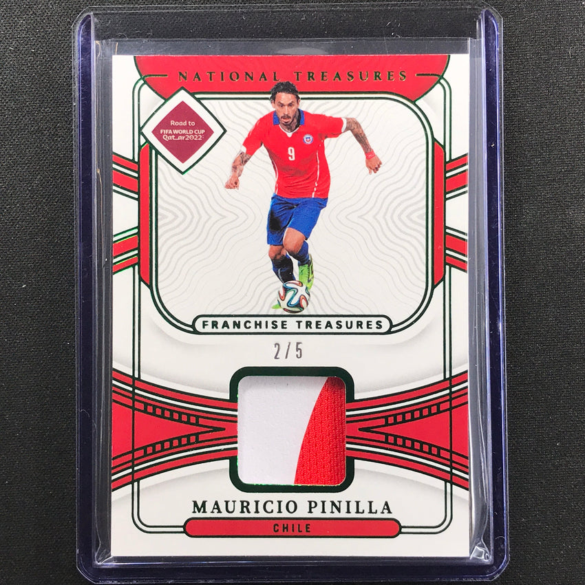 2022 National Treasures World Cup Qatar Mauricio Pinilla Franchise Patch 2/5