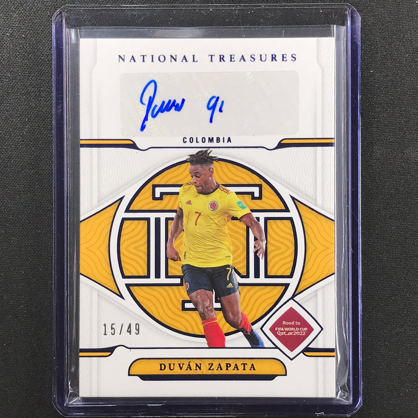 2022 National Treasures World Cup Qatar Duvan Zapata Signatures Auto 15/49