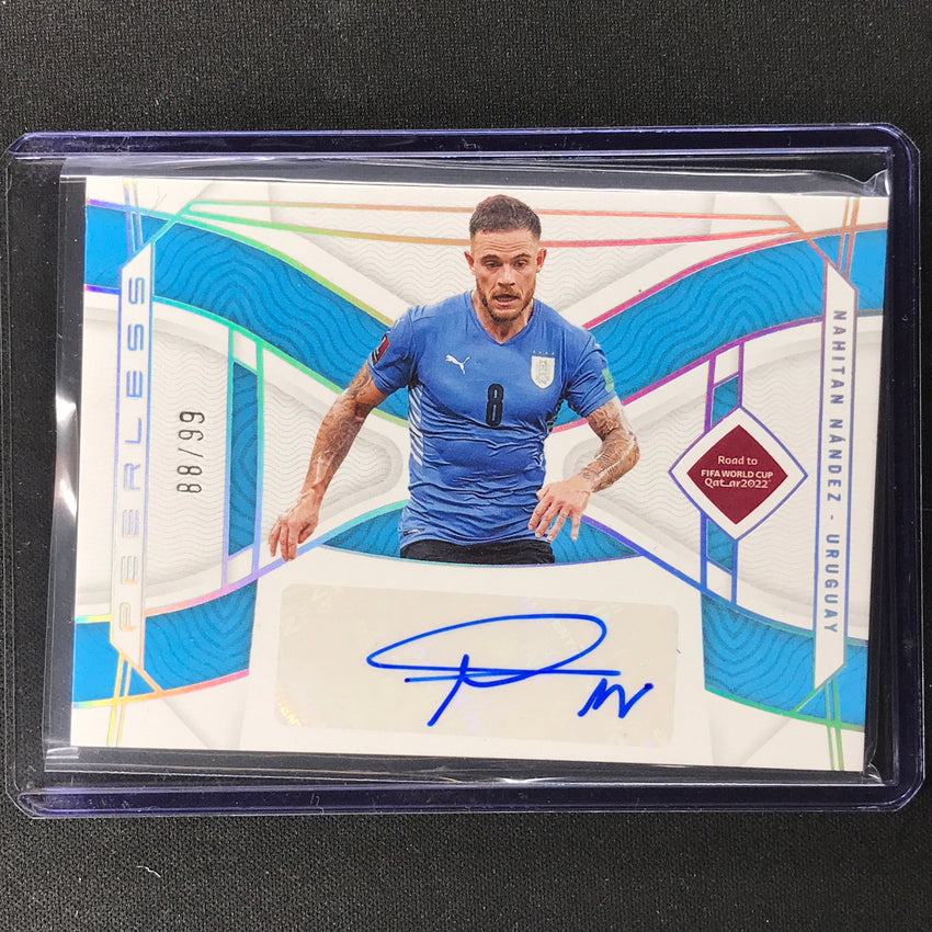 2022 National Treasures World Cup Qatar Nahitan Nandez Peerless Auto 88/99