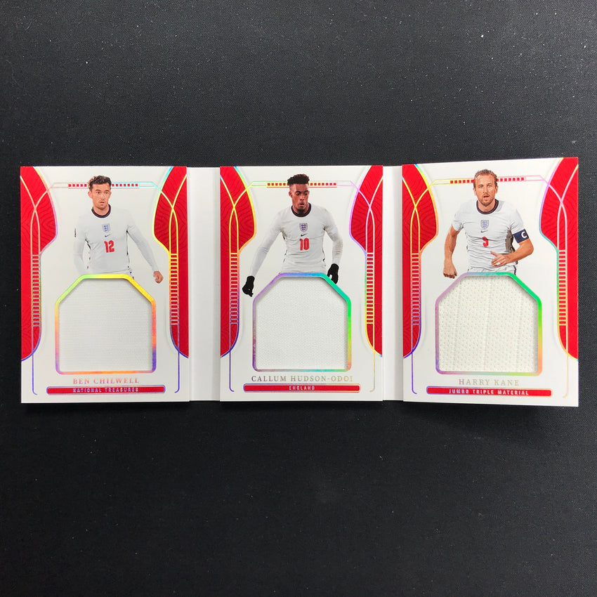 2022 National Treasures World Cup Qatar Harry Kane Chilwell Relic Booklet 1/49