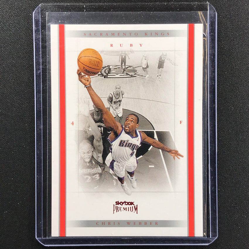 2004-05 Skybox Premium Chris Webber Ruby 41/75