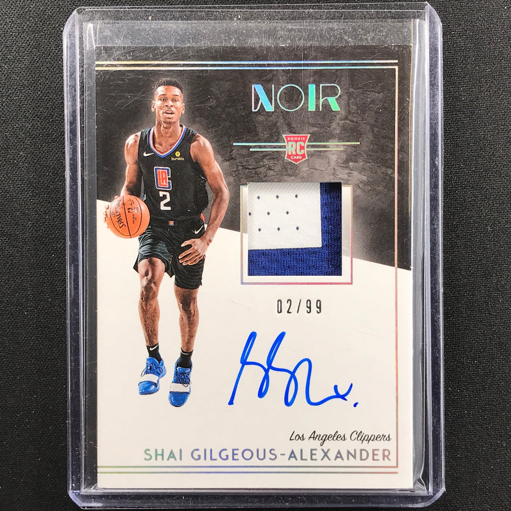 Shai Gilgeous-Alexander RC auto 02/99 Shai Gilgeous-Alexander RC auto 02/99