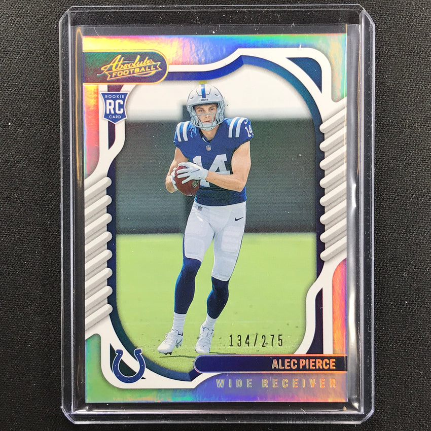 2022 Absolute Alec Pierce Rookie Base Spectrum 134/275
