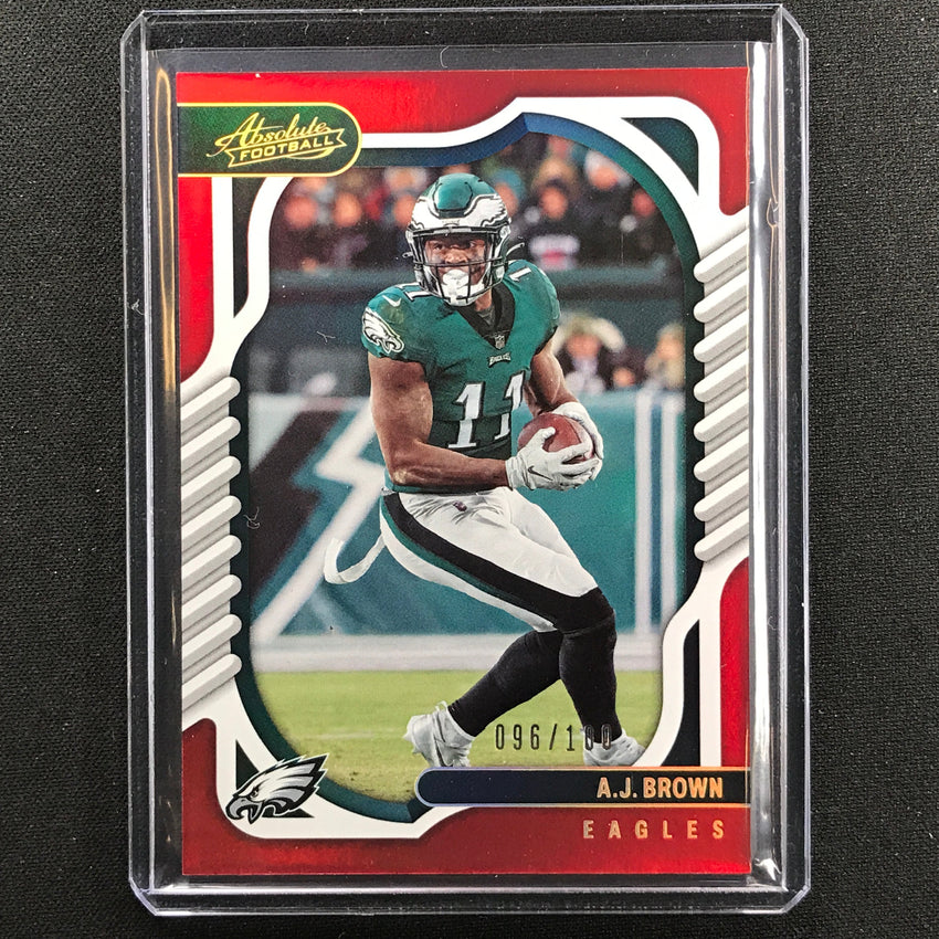 2022 Absolute A.j. Brown Spectrum Red 96/100