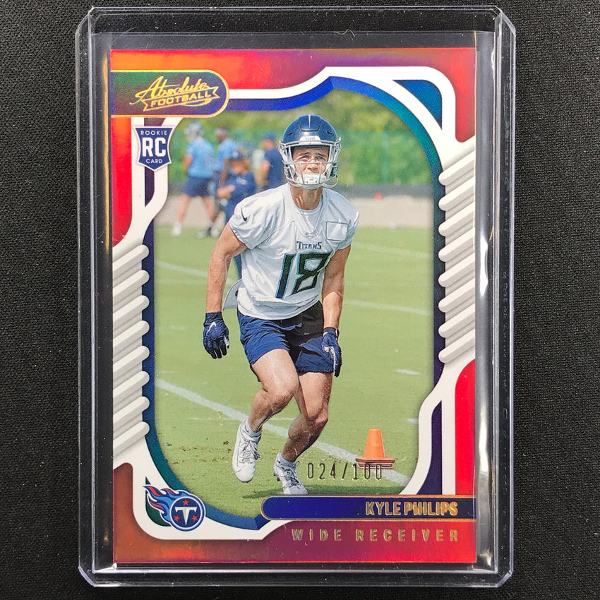 2022 Absolute Kyle Phillips Rookie Spectrum Red 24/100