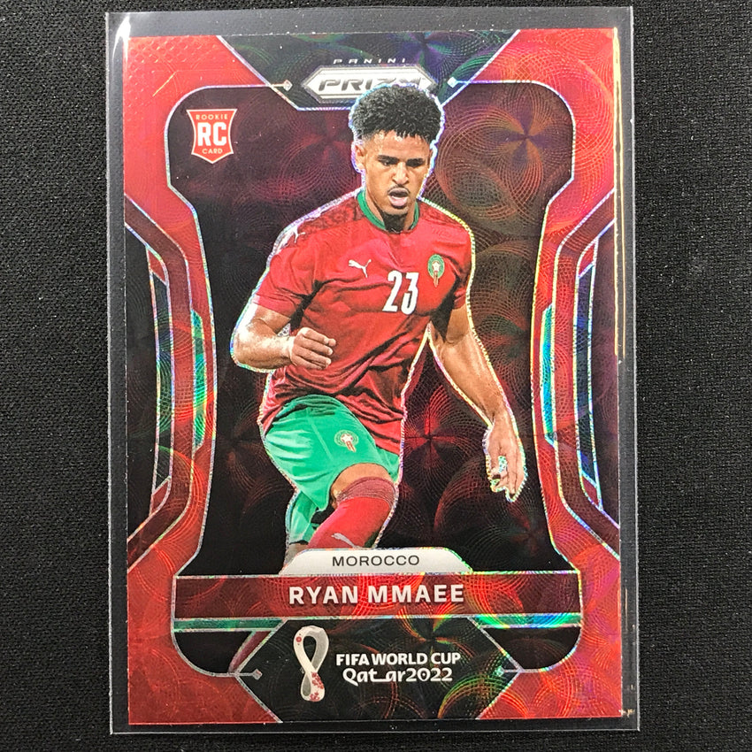 2022 Prizm FIFA World Cup Qatar RYAN MMAEE Rookie Choice Red Scope #241