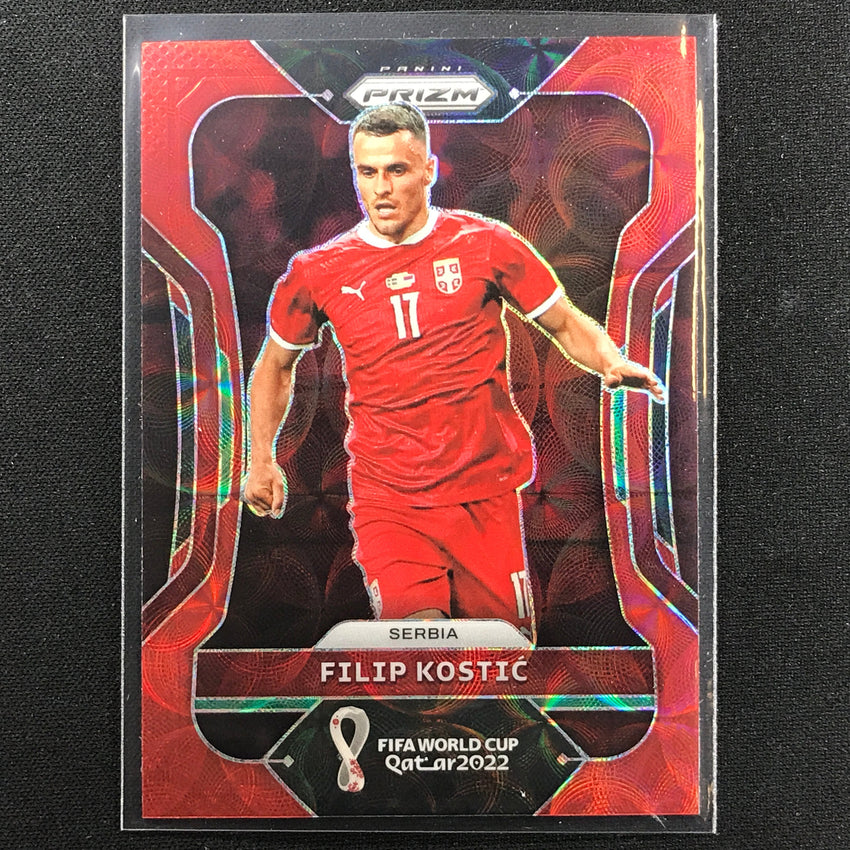 2022 Prizm Fifa World Cup Qatar Filip Kostic Choice Red Scope No 256