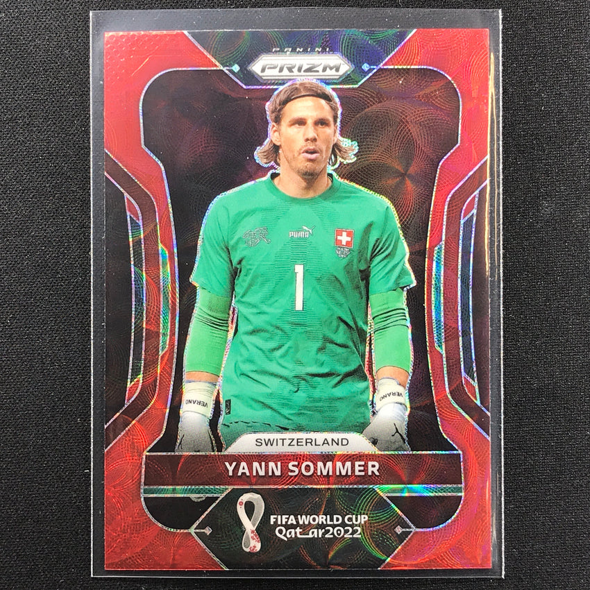 2022 Prizm FIFA World Cup Qatar YANN SOMMER Choice Red Scope #272