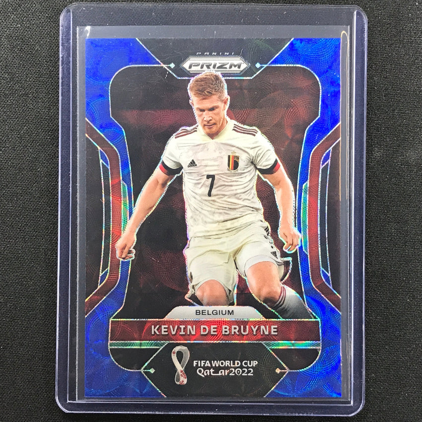 2022 Prizm Fifa World Cup Qatar Kevin De Bruyne Choice Blue 83/135