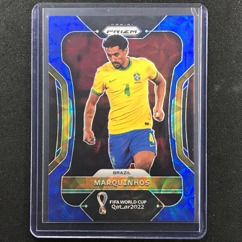 2022 Prizm Fifa World Cup Qatar Marquinhos Choice Blue 12/135