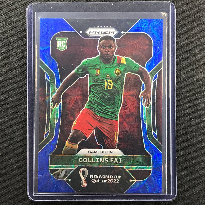 2022 Prizm Fifa World Cup Qatar Collins Fai Rookie Choice Blue 105/135