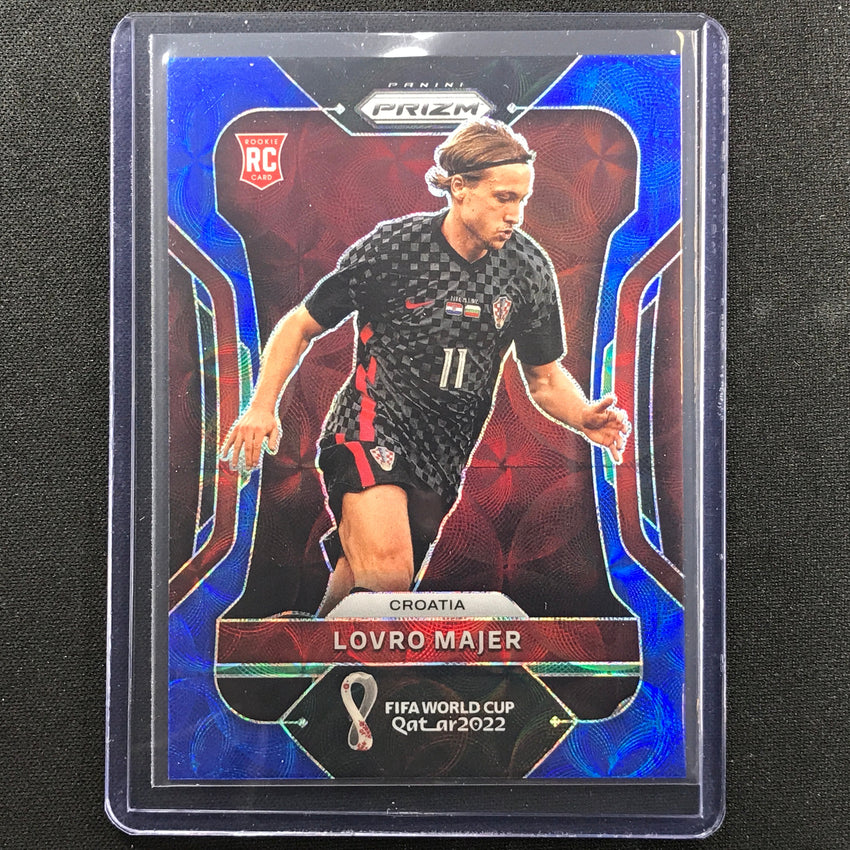 2022 Prizm Fifa World Cup Qatar Lovro Majer Rookie Choice Blue 2/135