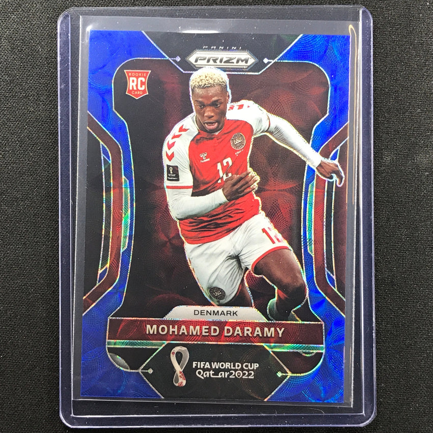 2022 Prizm Fifa World Cup Qatar Mohamed Daramy Rookie Choice Blue 49/135