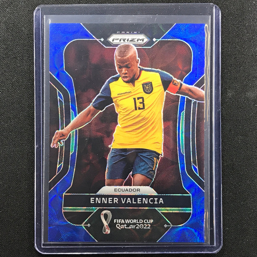 2022 Prizm Fifa World Cup Qatar Enner Valencia Choice Blue 34/135