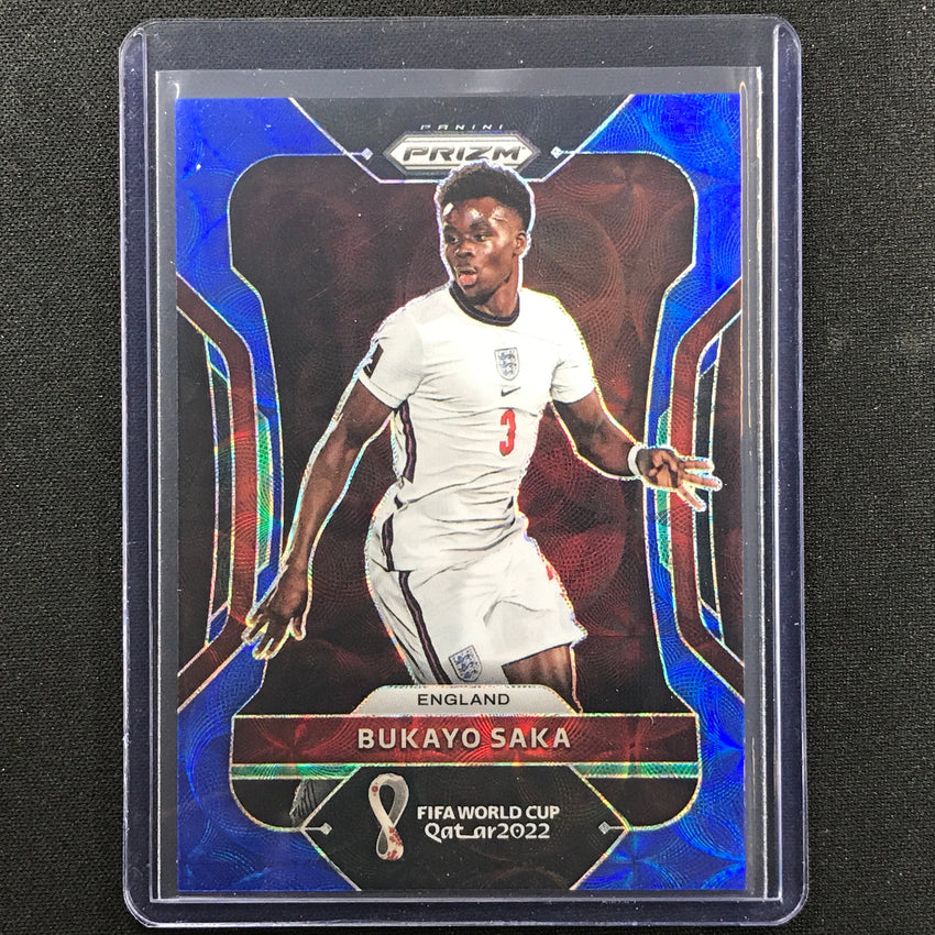 2022 Prizm Fifa World Cup Qatar Bukayo Saka Choice Blue 33/135