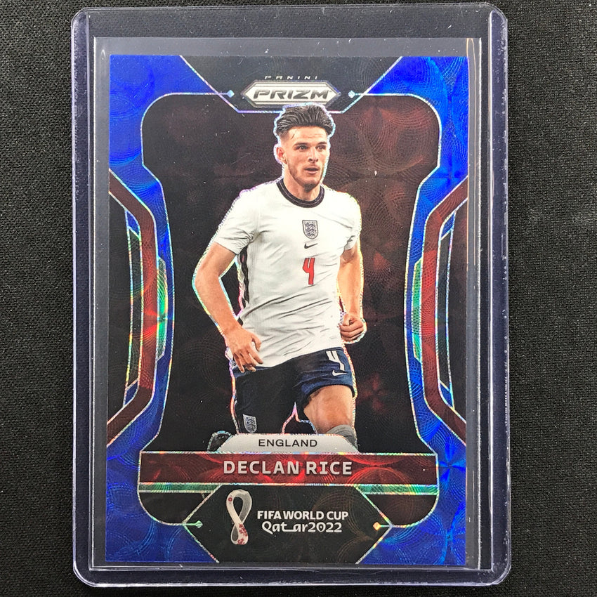 2022 Prizm Fifa World Cup Qatar Declan Rice Choice Blue 29/135