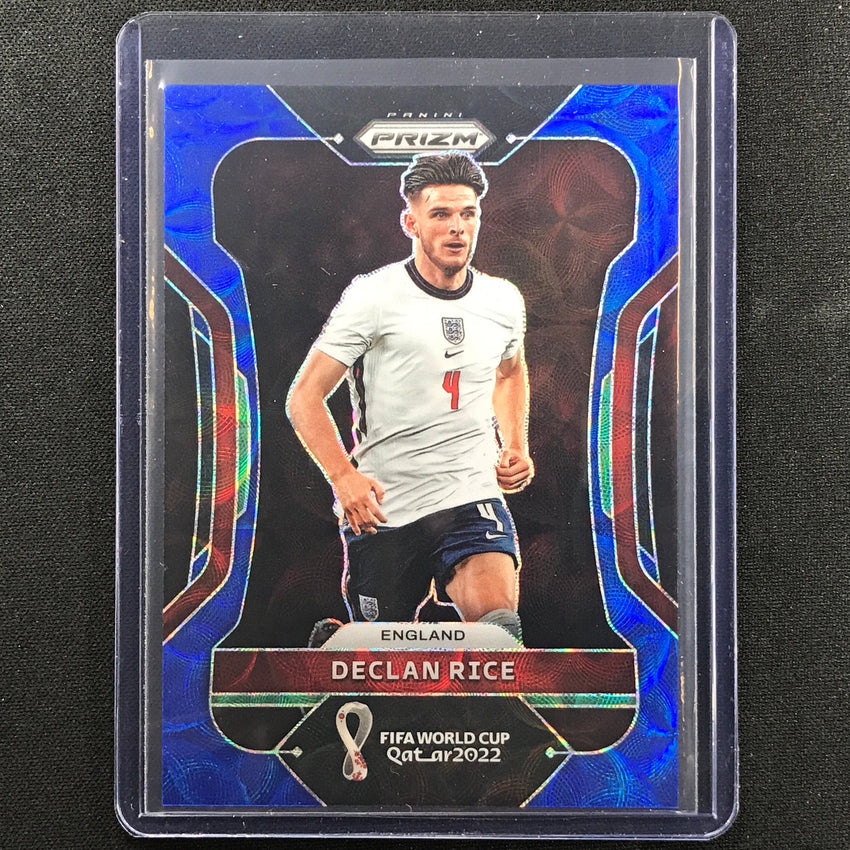 2022 Prizm Fifa World Cup Qatar Declan Rice Choice Blue 81/135
