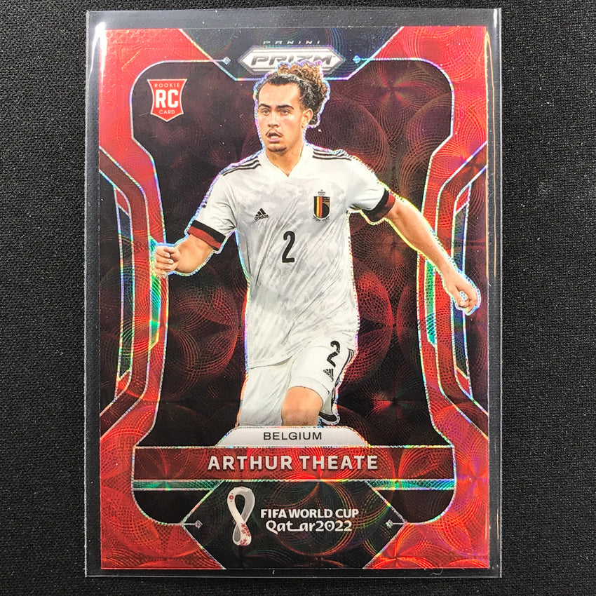 2022 Prizm FIFA World Cup Qatar ARTHUR THEATE Rookie Choice Red Scope #14