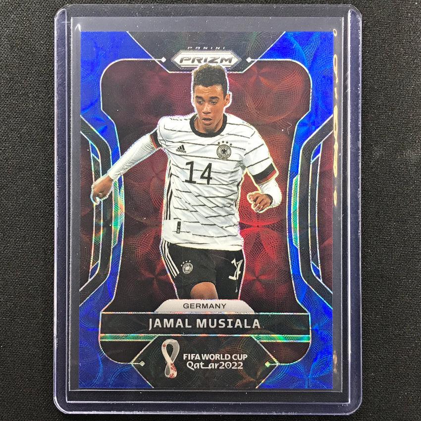 2022 Prizm Fifa World Cup Qatar Jamal Musiala Choice Blue 106/135
