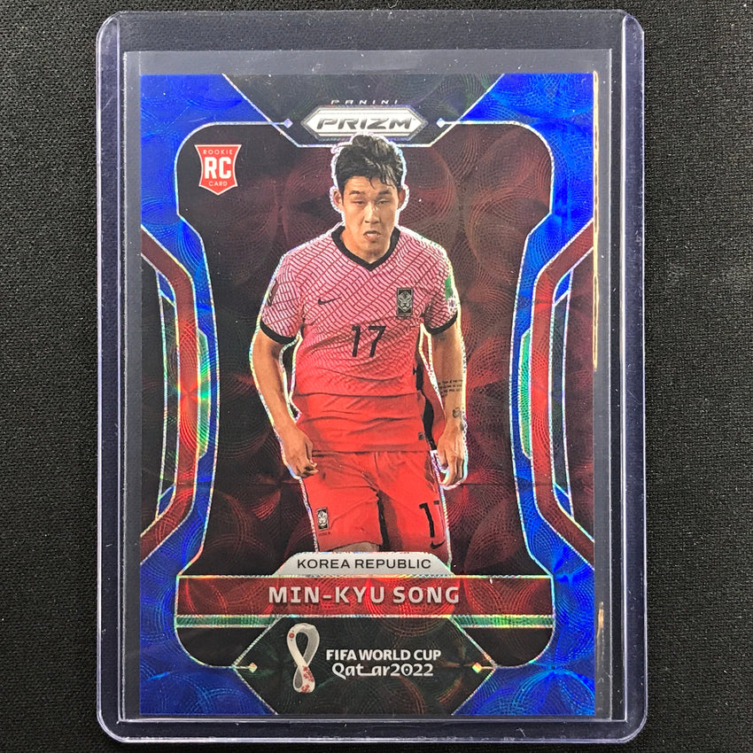 2022 Prizm Fifa World Cup Qatar Min-kyu Song Rookie Choice Blue 62/135