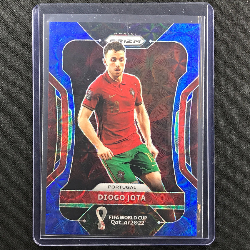 2022 Prizm Fifa World Cup Qatar Diogo Jota Choice Blue 105/135