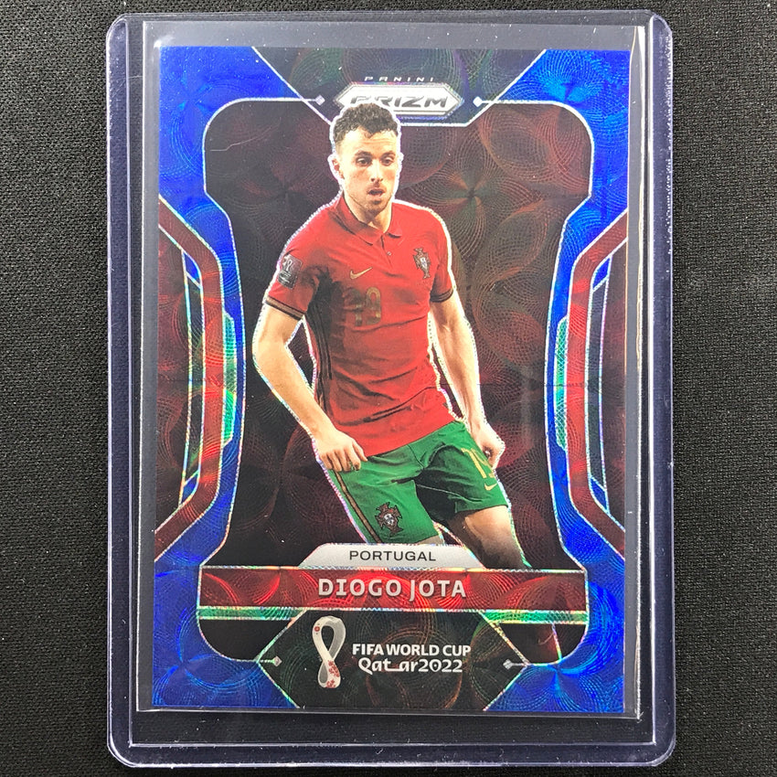 2022 Prizm Fifa World Cup Qatar Diogo Jota Choice Blue 124/135