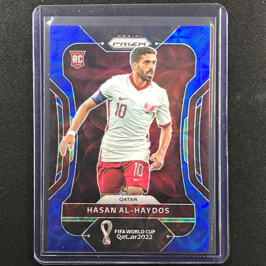 2022 Prizm Fifa World Cup Qatar Hasan Al-haydos Rookie Choice Blue 3/135