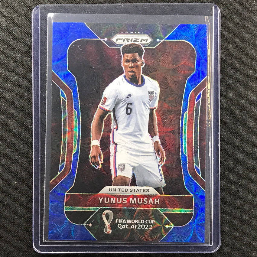 2022 Prizm Fifa World Cup Qatar Yunus Musah Choice Blue 9/135