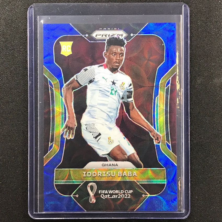 2022 Prizm Fifa World Cup Qatar Iddrisu Baba Rookie Choice Blue 127/135
