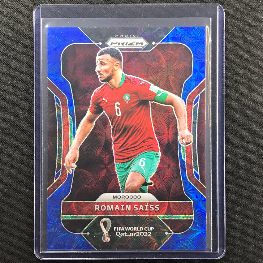 2022 Prizm Fifa World Cup Qatar Romain Saiss Choice Blue 17/135