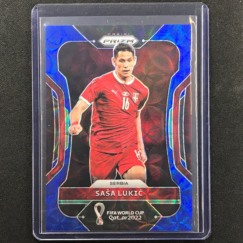 2022 Prizm Fifa World Cup Qatar Sasa Lukic Choice Blue 53/135
