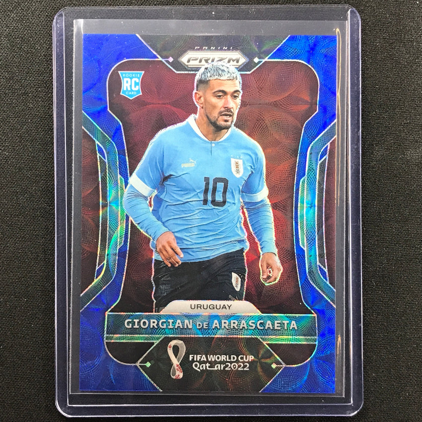 2022 Prizm Fifa World Cup Qatar Giorgian De Arrascaeta Rookie Choice Blue 85/135